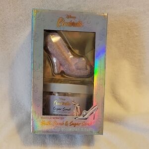 Disney Cinderella Bath Bomb & Sugar Scrub Set
